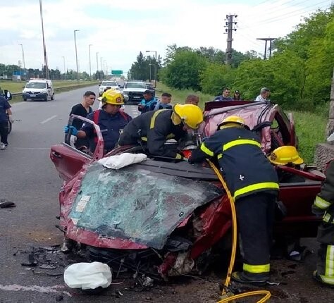Ruta 36: Un muerto tras un fuerte accidente