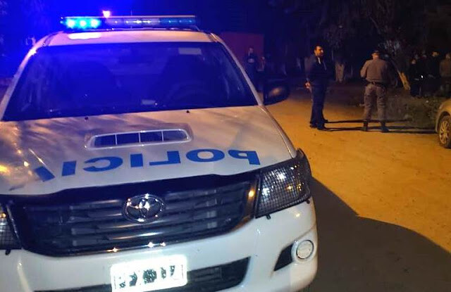 0001 poli noche.jpeg Barrio Solares de la Rosa: Detuvieron a un sujeto por violencia de género