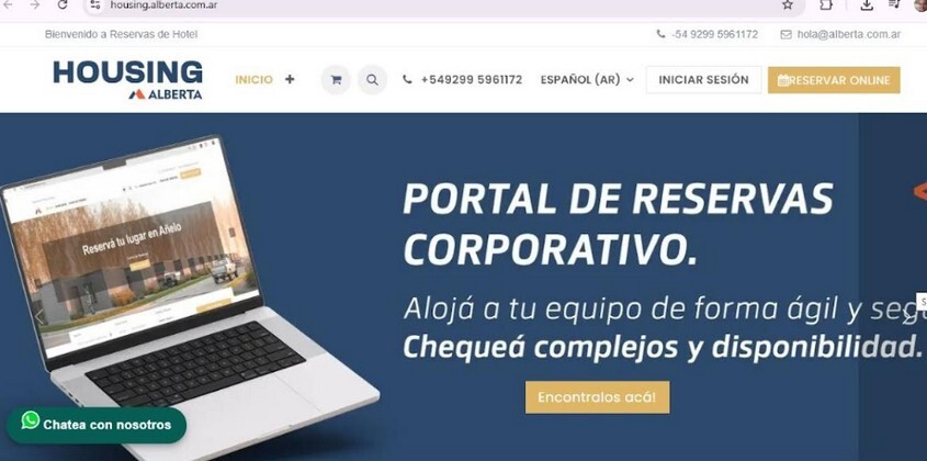 Alberta presenta plataforma de reservas corporativas en Vaca Muerta