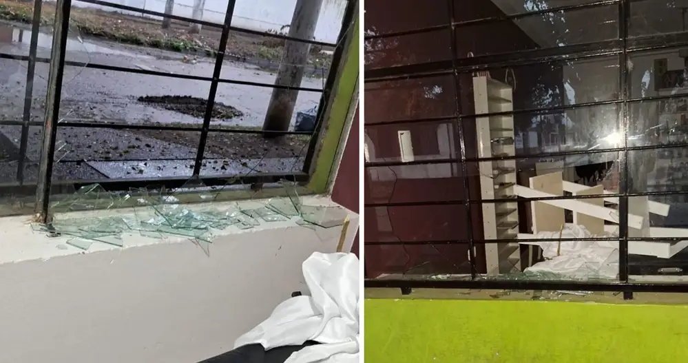 Destrozaron y robaron un local en Villa 9 de Julio