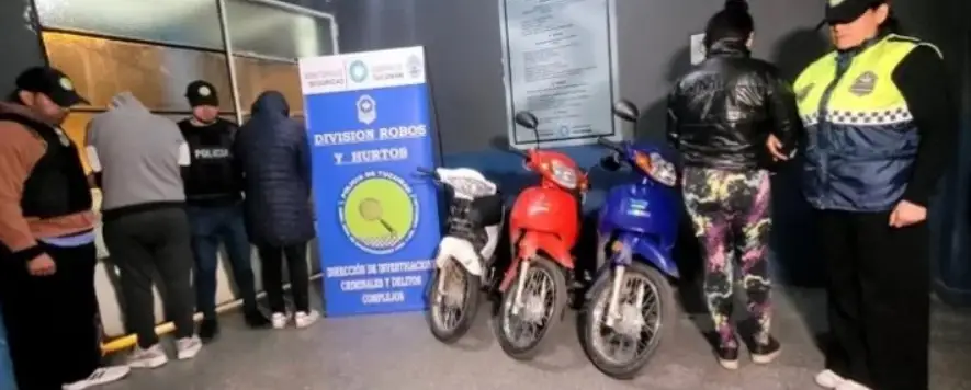 Cayó una banda que vendía motos robadas