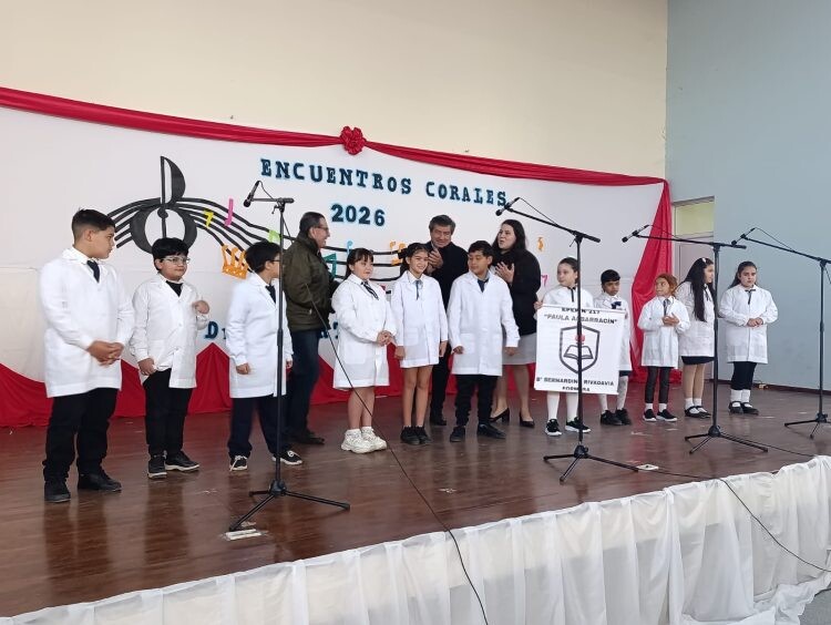 Abrió la edición 2026 de los Encuentros Corales Escolares