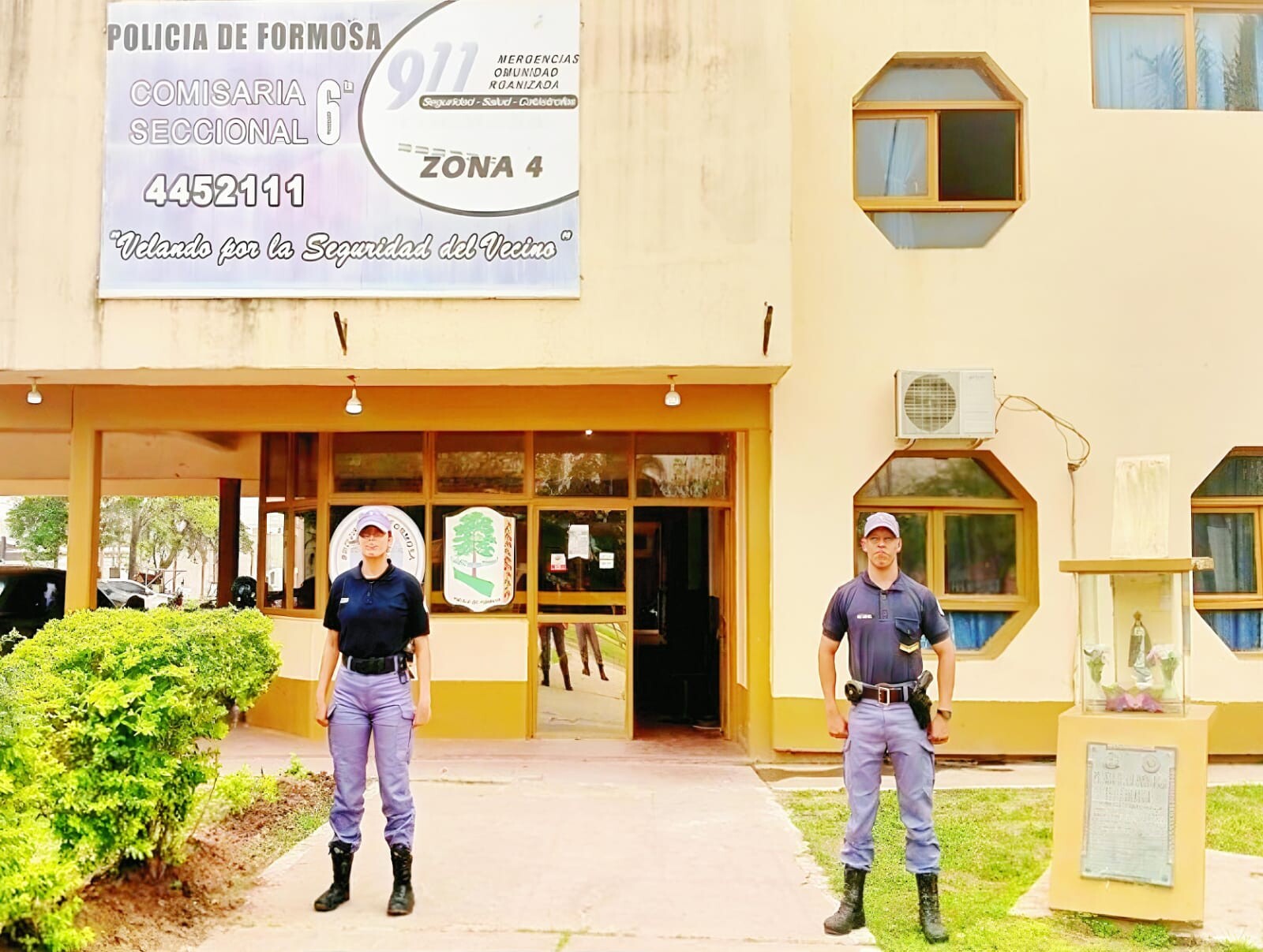 Por el robo de dinero y neumáticos de una concesionaria la Policía inició una causa judicial