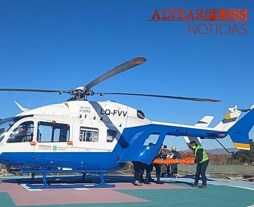 ACTUALIDAD | El helicóptero policial Halcón III concretó un traslado sanitario de alta complejidad