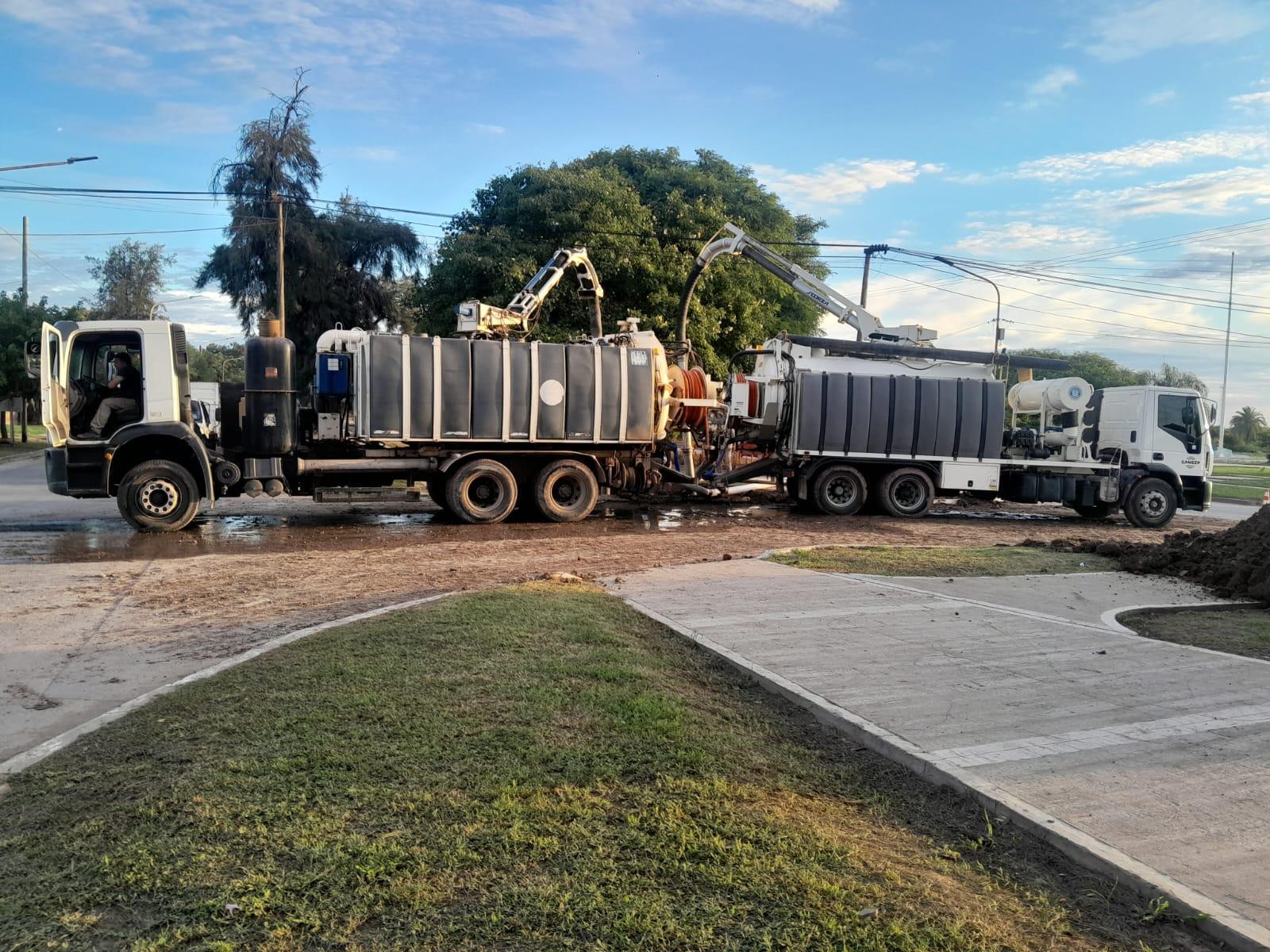 SÁENZ PEÑA: SAMEEP REPARÓ COLECTOR PRINCIPAL DE CLOACAS Y SE RESTABLECIÓ EL SERVICIO