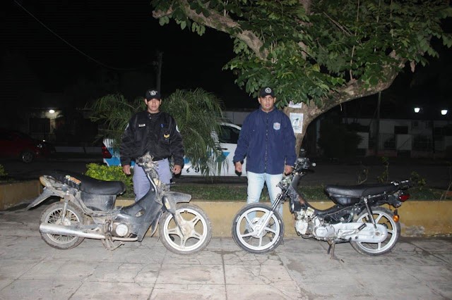 Clorinda: la policía detuvo a un hombre y recuperó dos motocicletas
