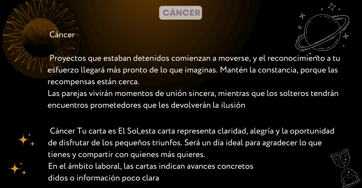 Descubre qué dicen las cartas del tarot y la astrología para tu signo. Descubre qué dicen las cartas del tarot y la astrología para tu signo.