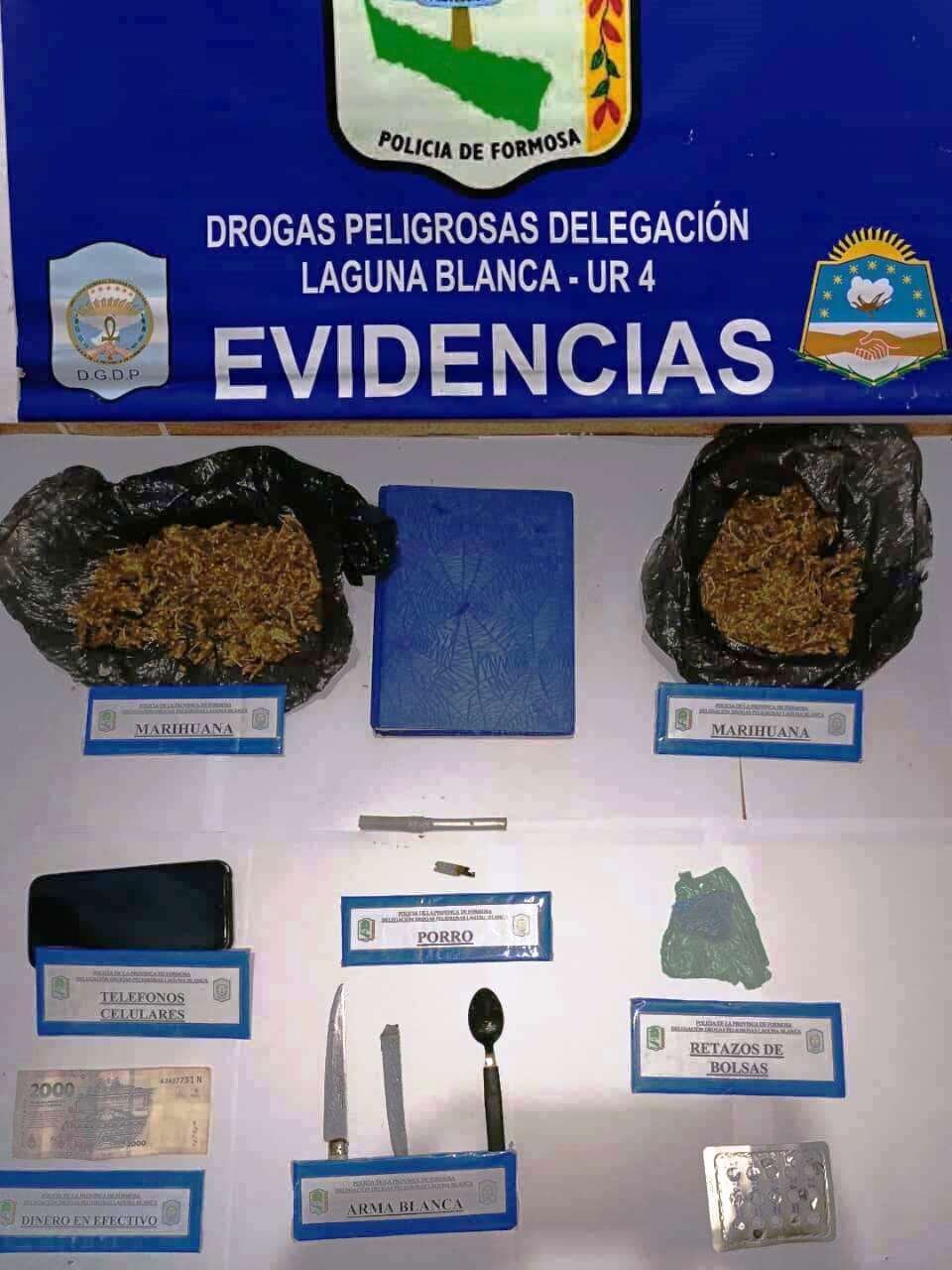 05.jpeg Anulan un centro de distribución de estupefacientes en Laguna Blanca
