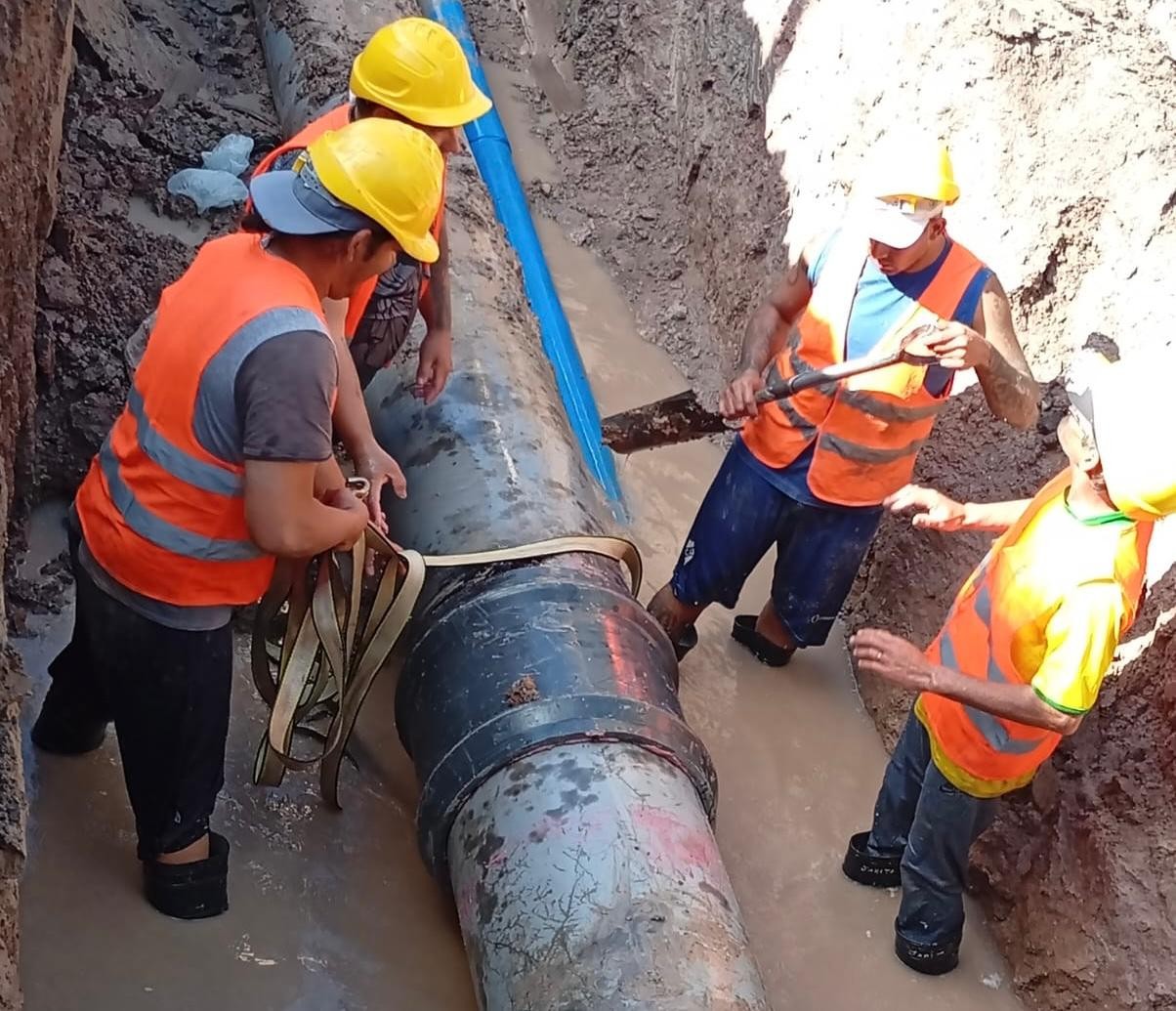 RESISTENCIA: SAMEEP REPARÓ EL ACUEDUCTO CARPINCHO MACHO Y RESTABLECIÓ EL SERVICIO DE AGUA POTABLE