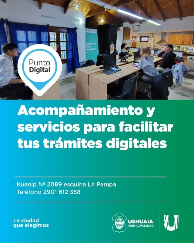 LA MUNICIPALIDAD FORTALECE LOS SERVICIOS DE PUNTO DIGITAL PARA ACOMPAÑAR TRÁMITES Y CAPACITACIONES LA MUNICIPALIDAD FORTALECE LOS SERVICIOS DE PUNTO DIGITAL PARA ACOMPAÑAR TRÁMITES Y CAPACITACIONES