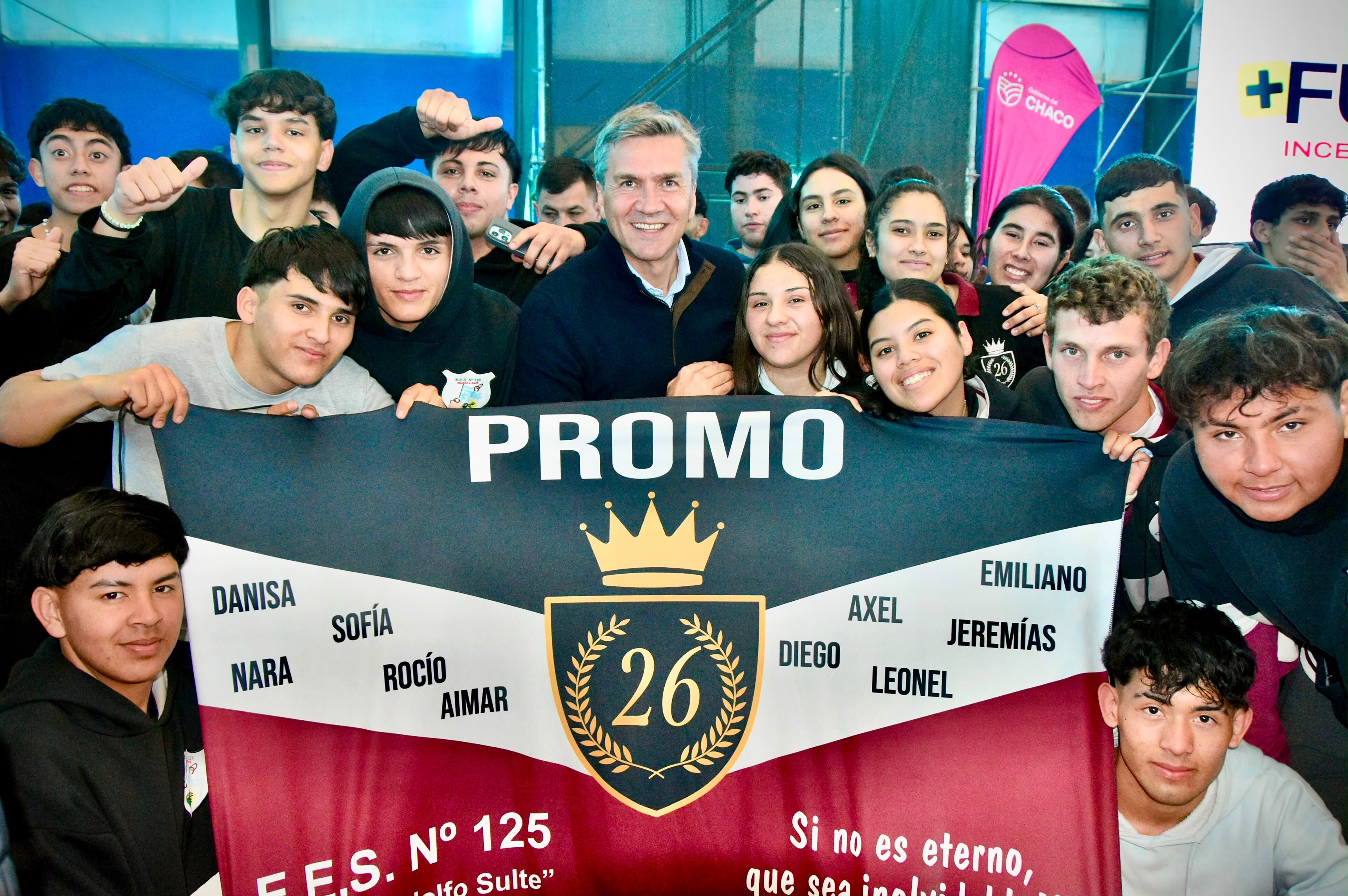 FUTURO LLEGÓ A VILLA ÁNGELA: EL CHACO RECONOCE A LOS QUE ESTUDIAN Y SE ESFUERZAN
