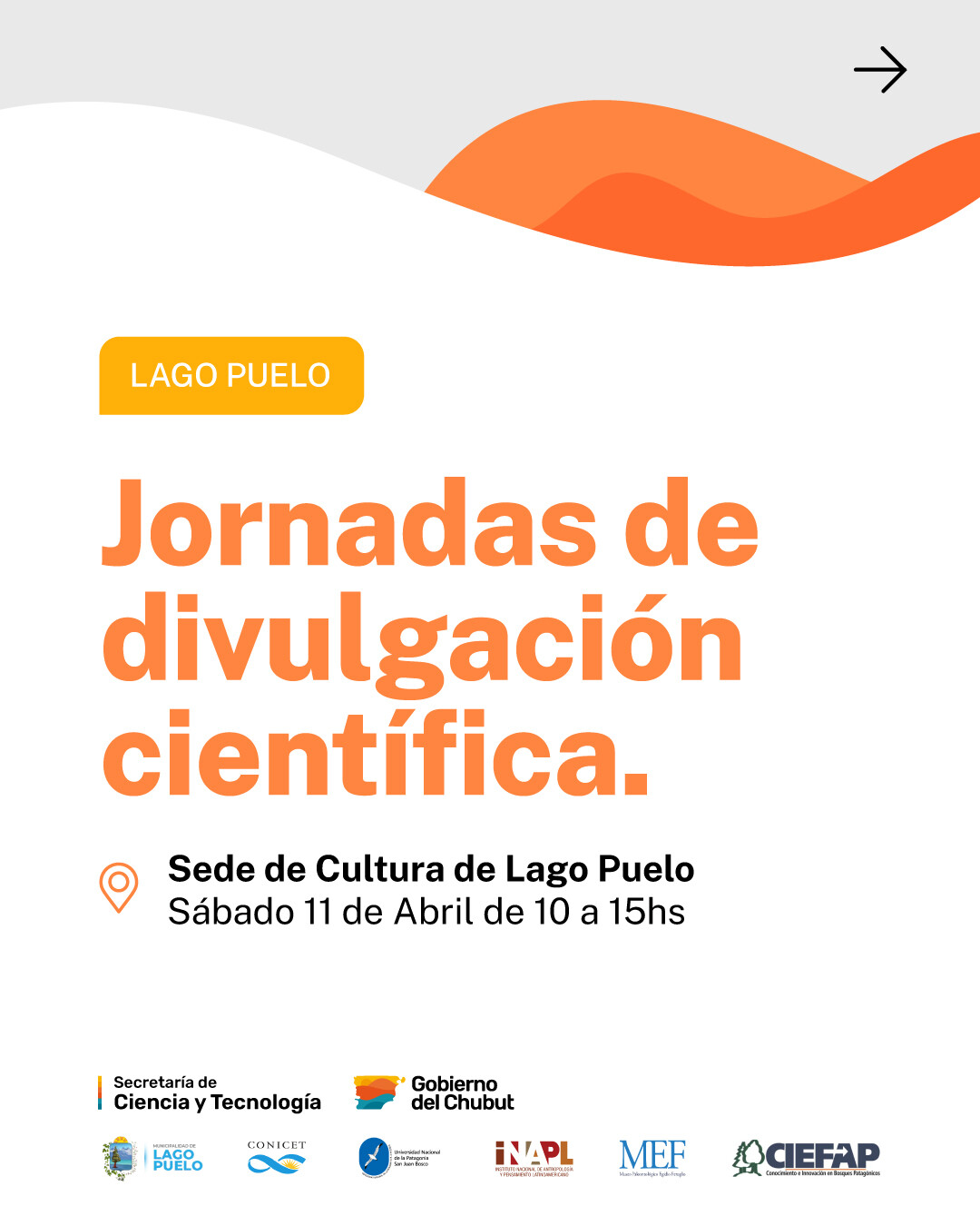 Lago Puelo será sede de una nueva Jornada de Divulgación Científica abierta a la comunidad