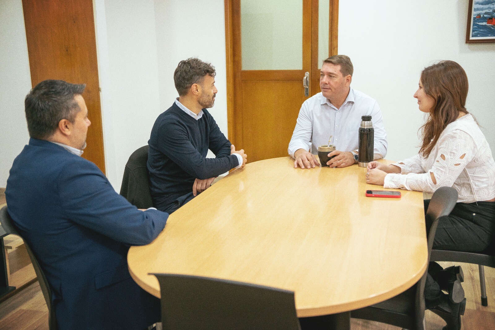 Banco Galicia presento propuestas financieras y servicios al Municipio de Rawson