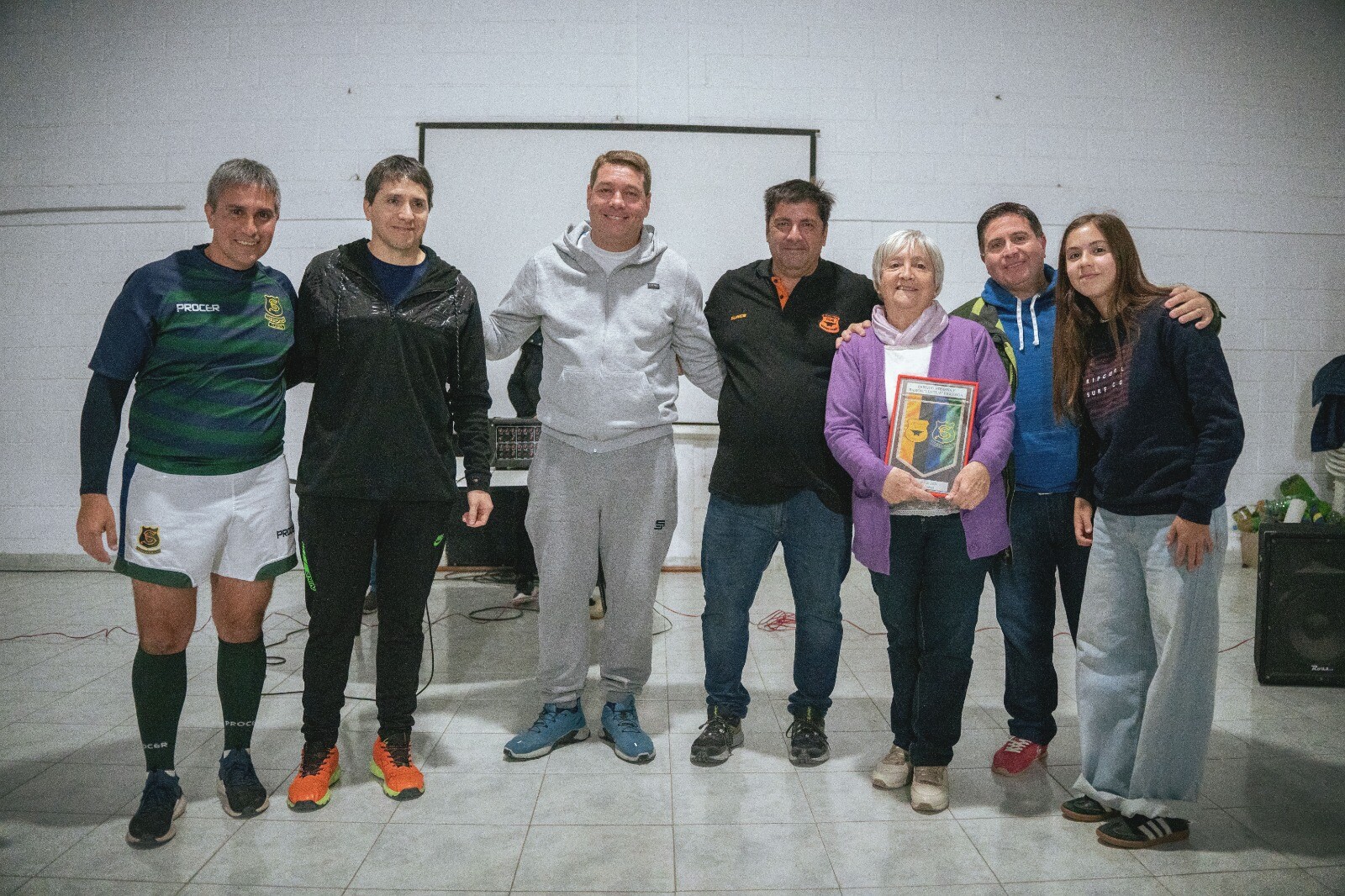 Biss acompaño el encuentro homenaje a Ramón «Lenteja» Figueroa en el Club Bigornia