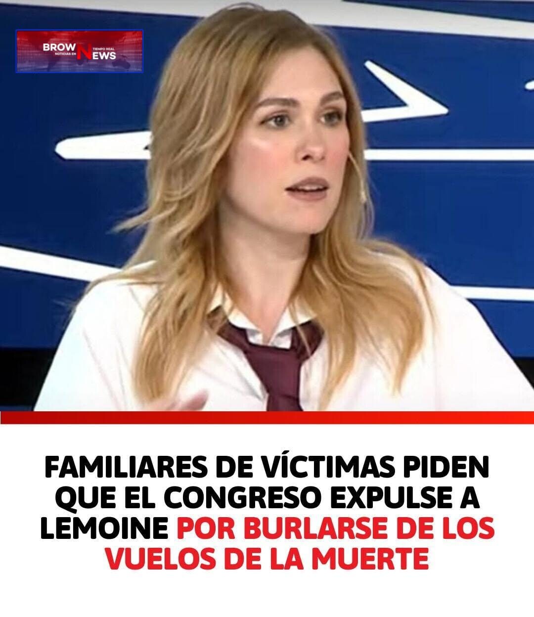 La diputada Lilia Lemoine se burló sobre los vuelos de la muerte en un canal de streaming
