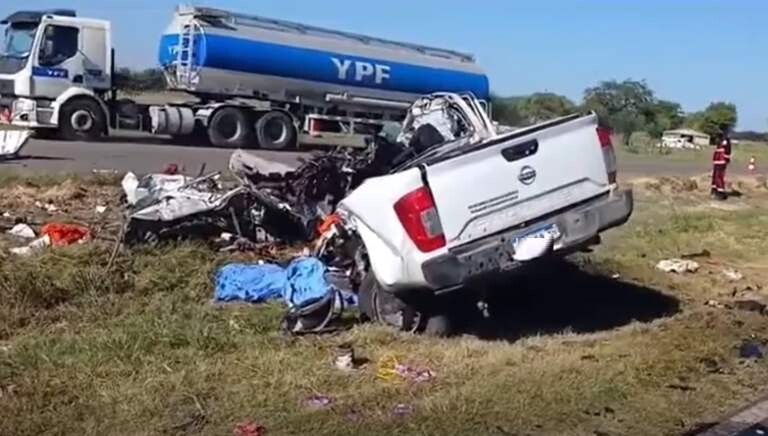 1000334452.jpg Tragedia vial en la Ruta 18: murió el cuarto ocupante de la camioneta