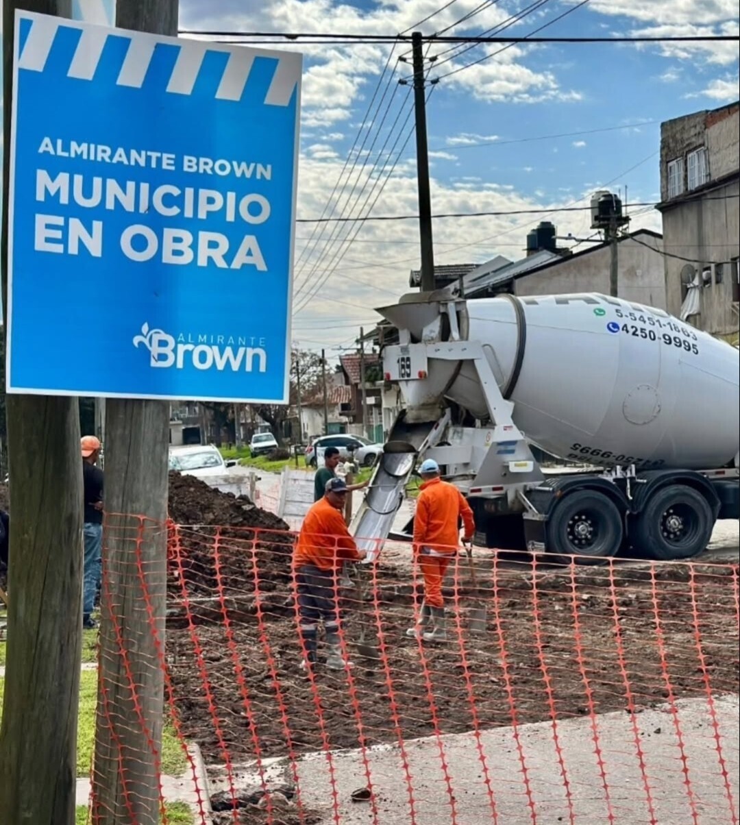 En Alte Brown el Municipio avanza con obras viales en barrios y localidades
