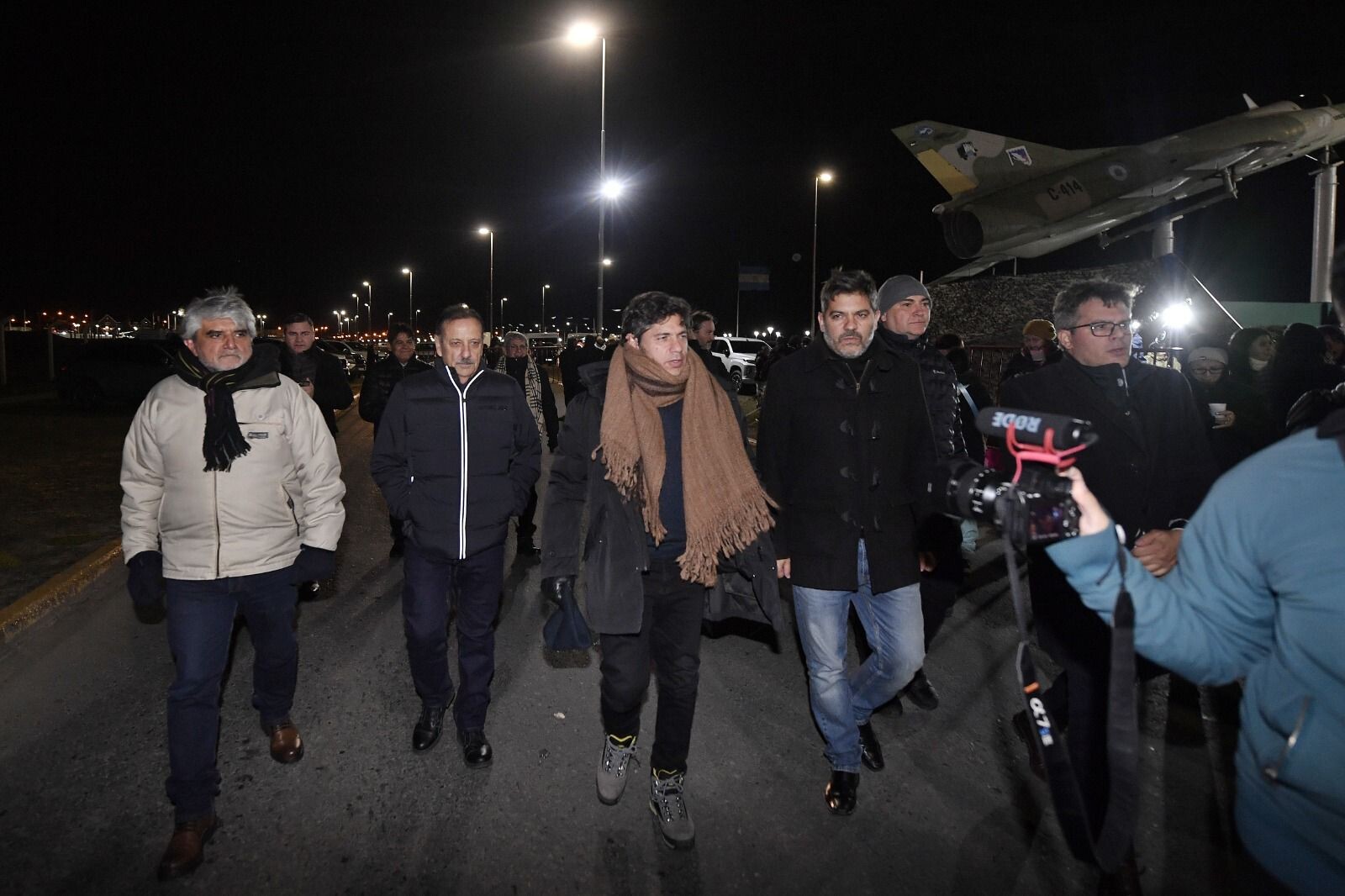 1000364604.jpg Malvinas: Ricardo Quintela y Axel Kicillof en Tierra del Fuego