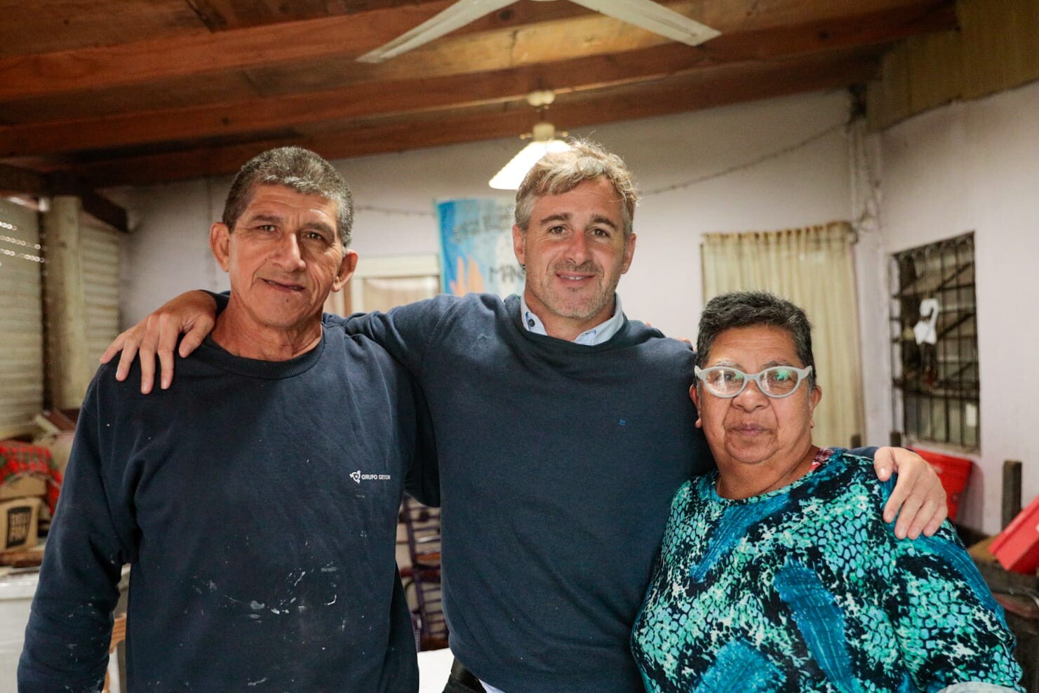 *Achával visitó el merendero “Mana” en Presidente Derqui*