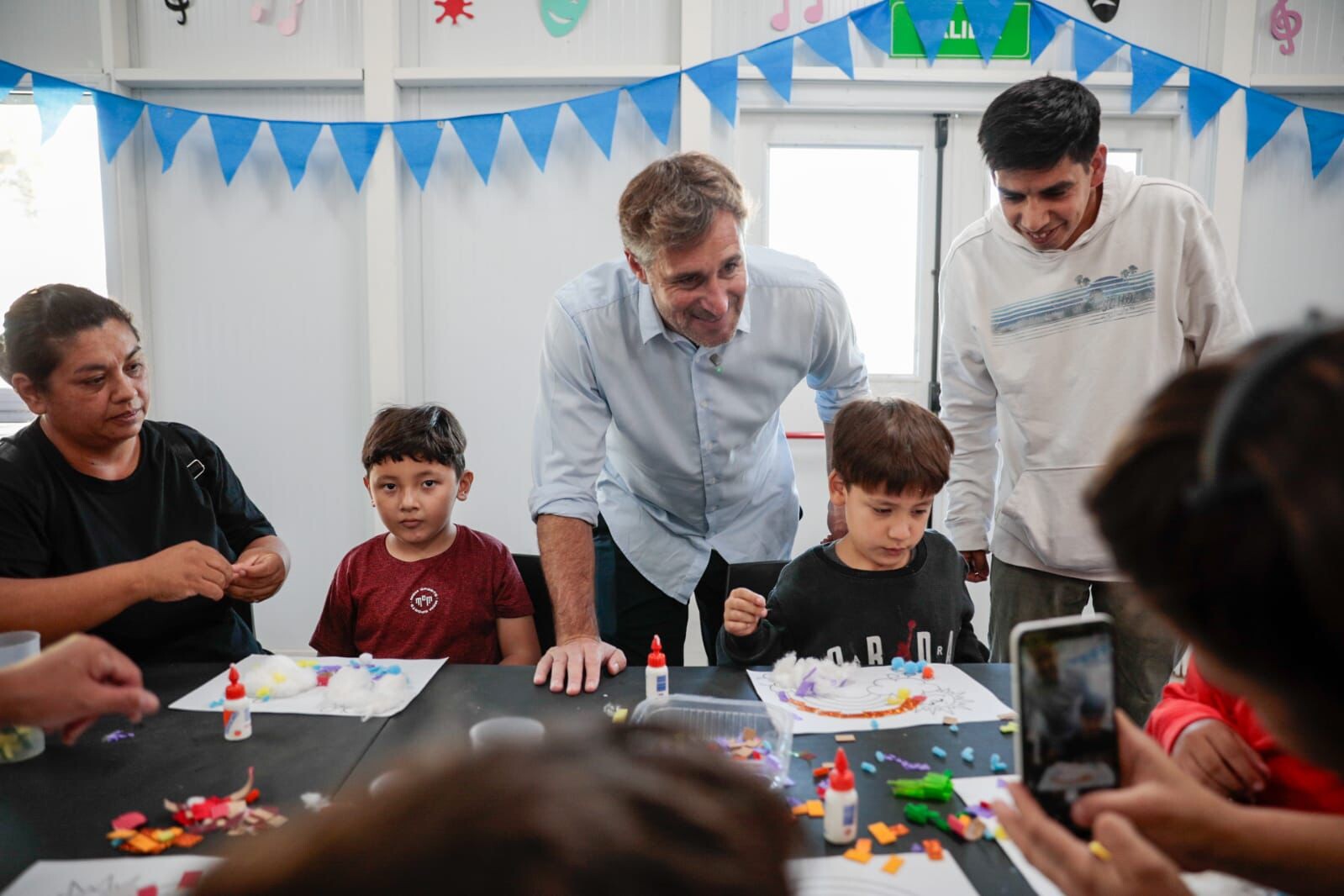 *Achával junto a familias de Alberti en una nueva jornada de Inclusión Recreativa*