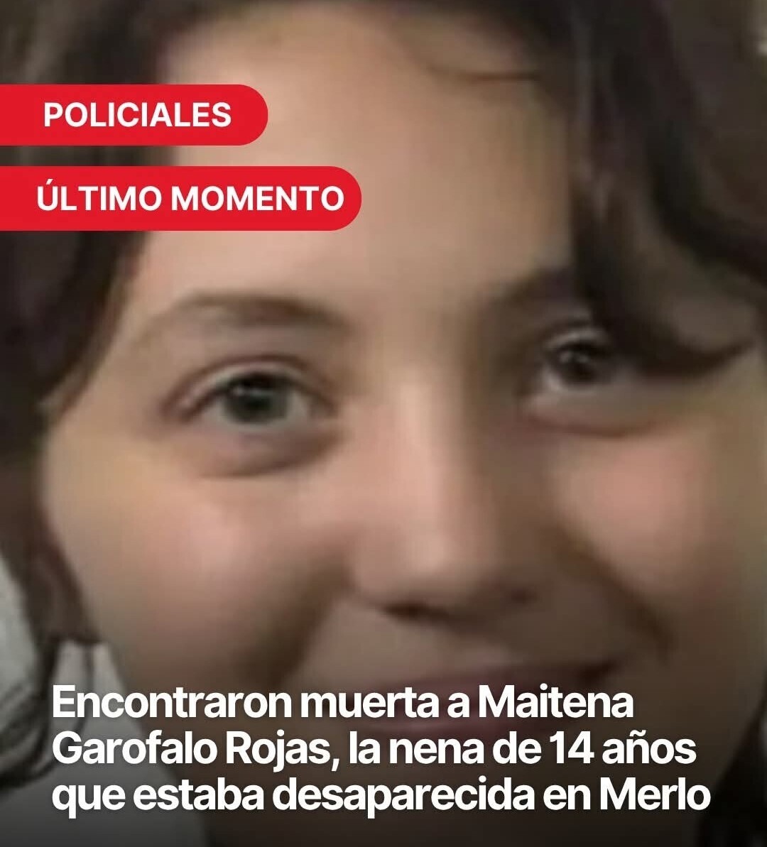 Caso Maitena: el peor de los desenlaces