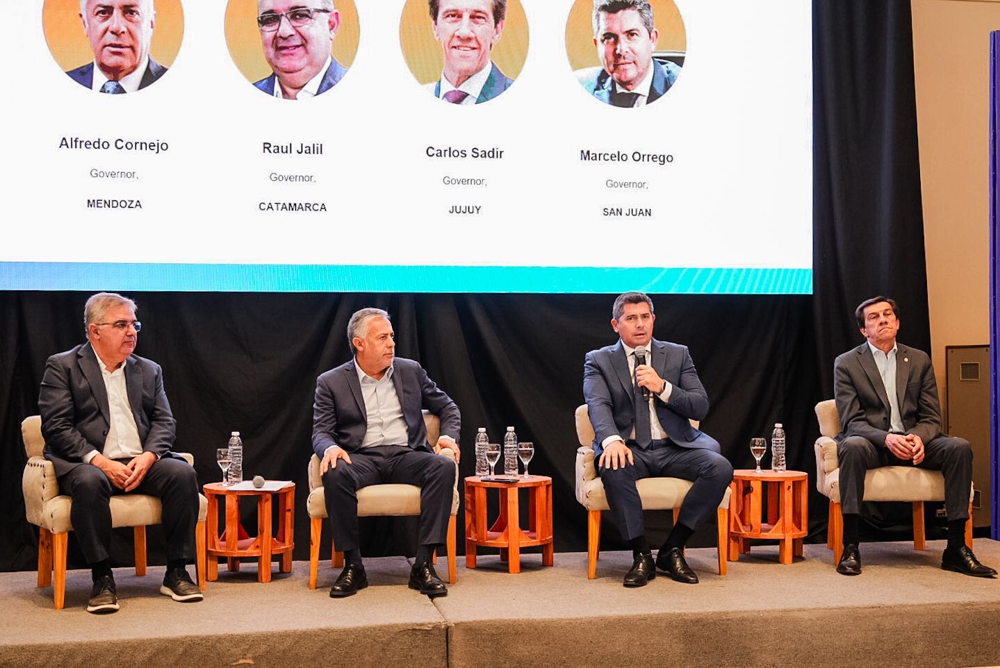 1000439761.jpg Orrego expuso en el panel de gobernadores de la cumbre de minerales críticos que reunió a referentes de toda Latinoamérica