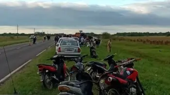 Corrientes: vecinos intentaron faenar animales tras el vuelco de un camión