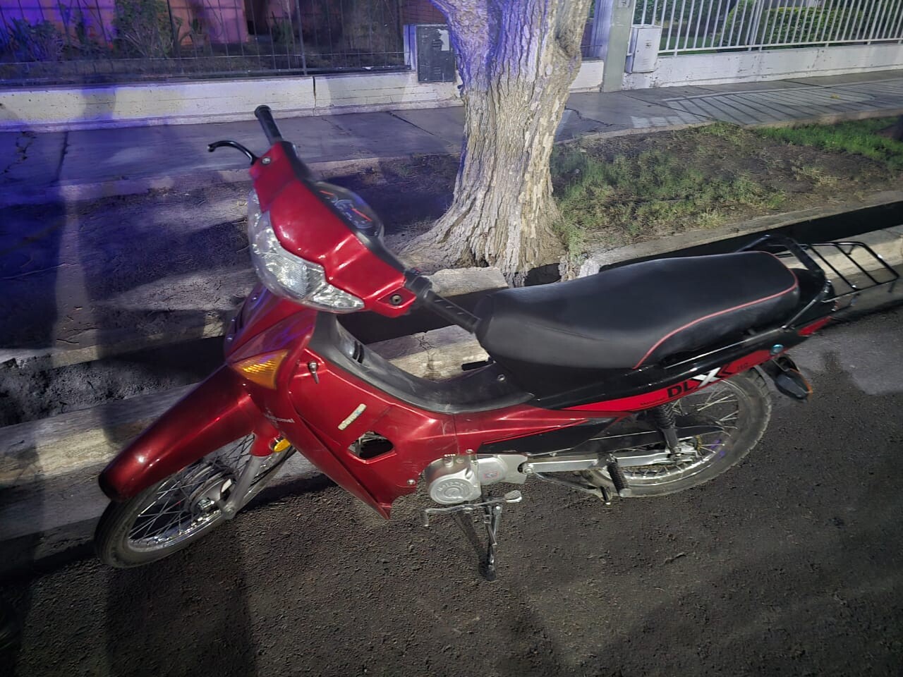 1000491629.jpg Último Momento; Recuperan motocicleta robada en Chimbas