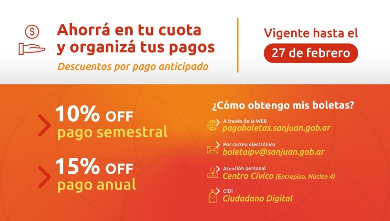 1000556059.jpg Pago semestral y anual: el IPV recuerda los descuentos disponibles