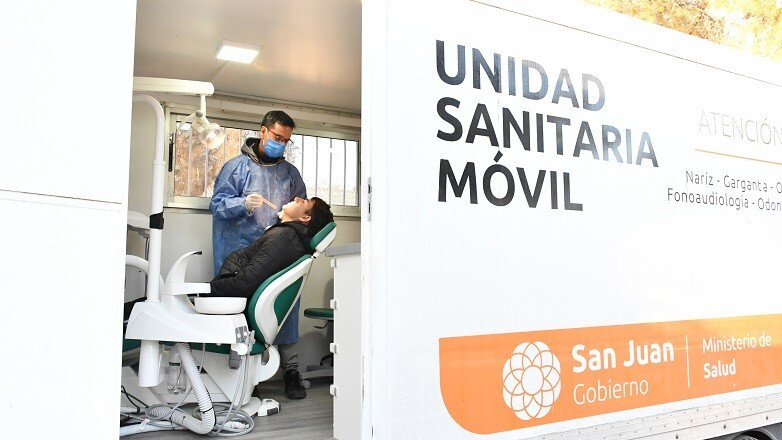 1000606238.jpg Unidades móviles en Albardón y Rawson, acceso a prestaciones médicas y veterinarias