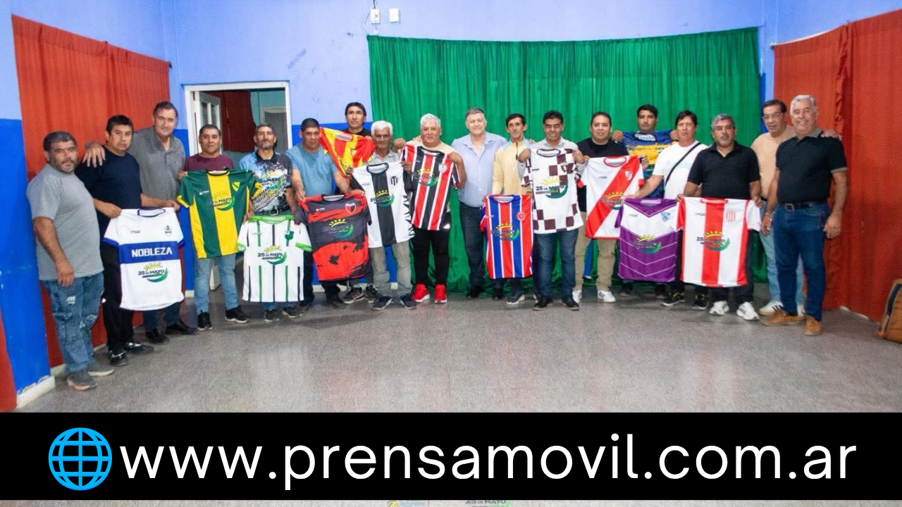 1000676063.png Int. Rodolfo Jalife; La indumentaria para clubes que participan en el campeonato de Veteranos 25 de Mayo.