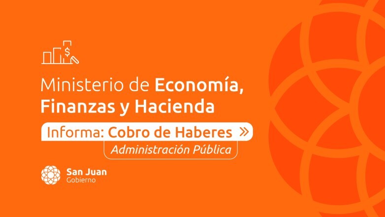 1000676744.jpg San Juan; Los empleados públicos tendrán acreditados sus haberes el 31 de marzo