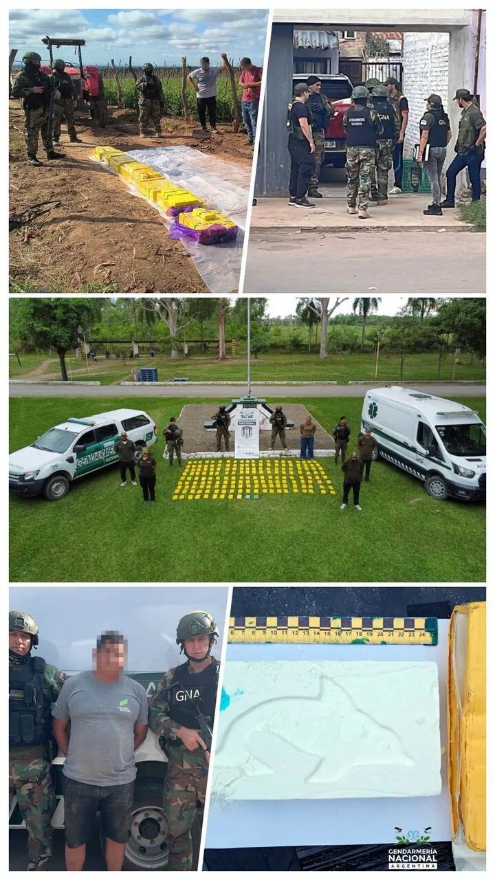 #NARCOTRÁFICO EN SALTA: 177 KILOS DE COCAÍNA INCAUTADOS EN COLONIA SANTA ROSA