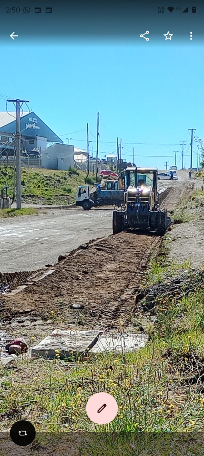 Corte en Juan Herman por trabajos de pavimentación en la nueva colectora