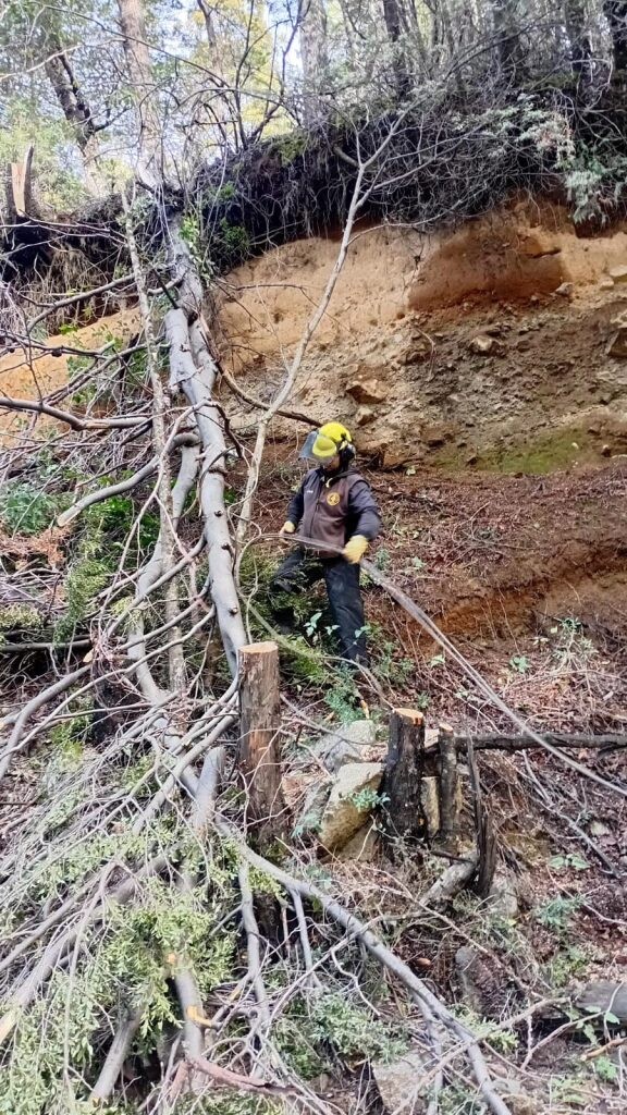 Trabajos de mejoras en el Circuito Cerro Tronador: circular con extrema precaución
