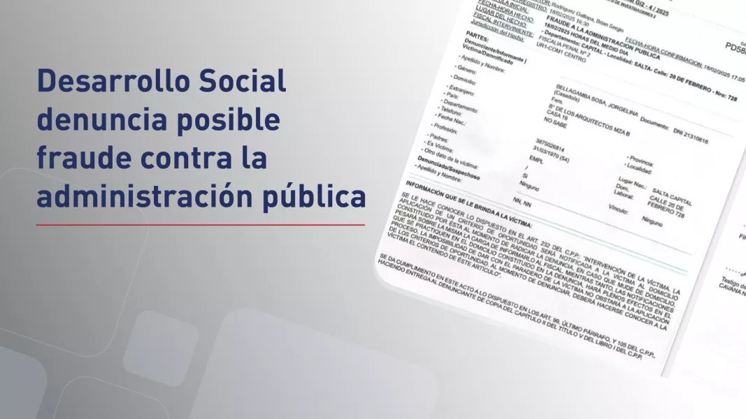 100183-el-ministerio-de-desarrollo-social-denuncia-posible-fraude-contra-la-administracion-publica.webp El Ministerio de Desarrollo Social denuncia posible fraude contra la administración pública