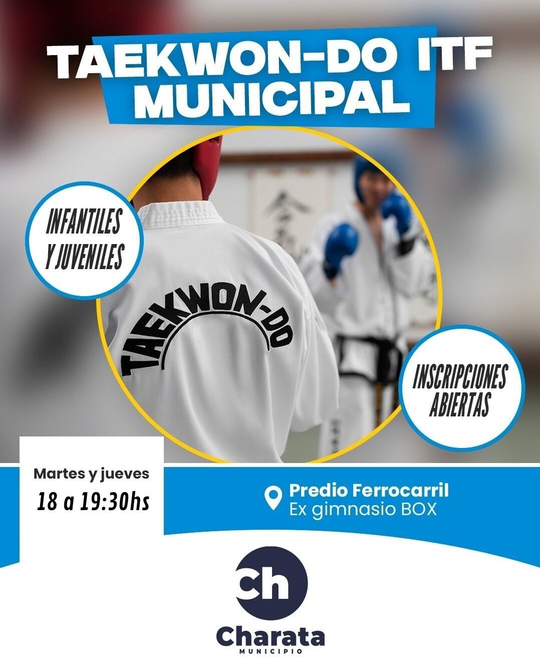 MUNICIPIO DE CHARATA: SUMATE A NUESTRAS ACTIVIDADES DEPORTIVAS.