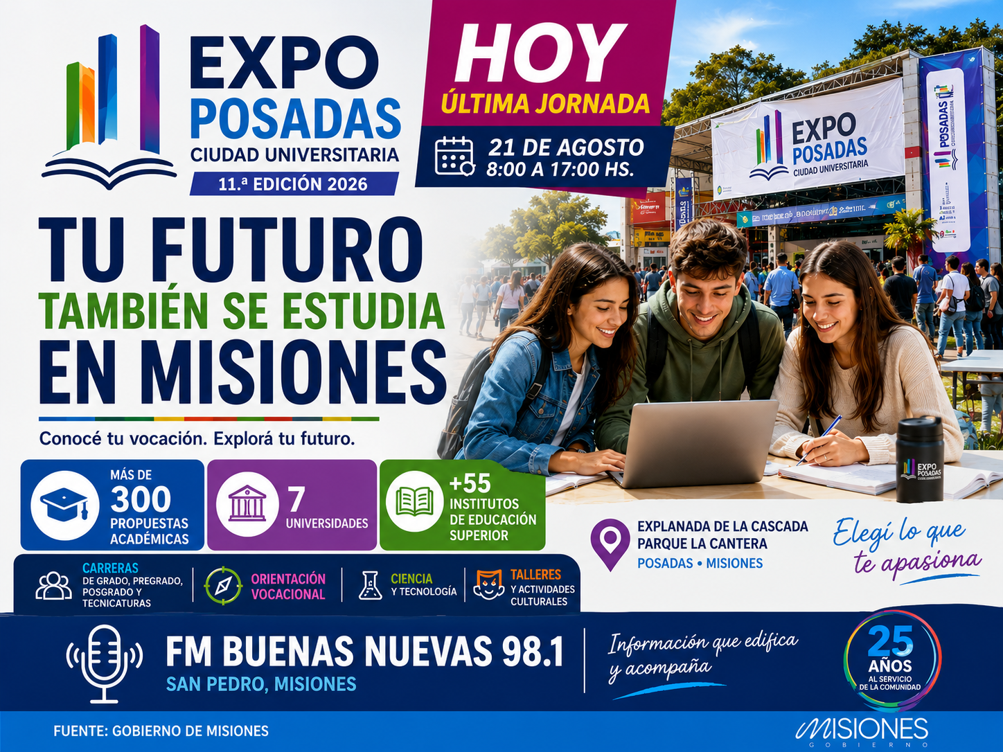 🎓 Última jornada de la Expo Posadas Ciudad Universitaria 🎓 Última jornada de la Expo Posadas Ciudad Universitaria