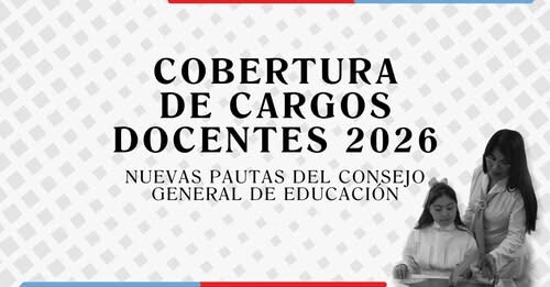EnVivo Cobertura de cargos docentes 2026