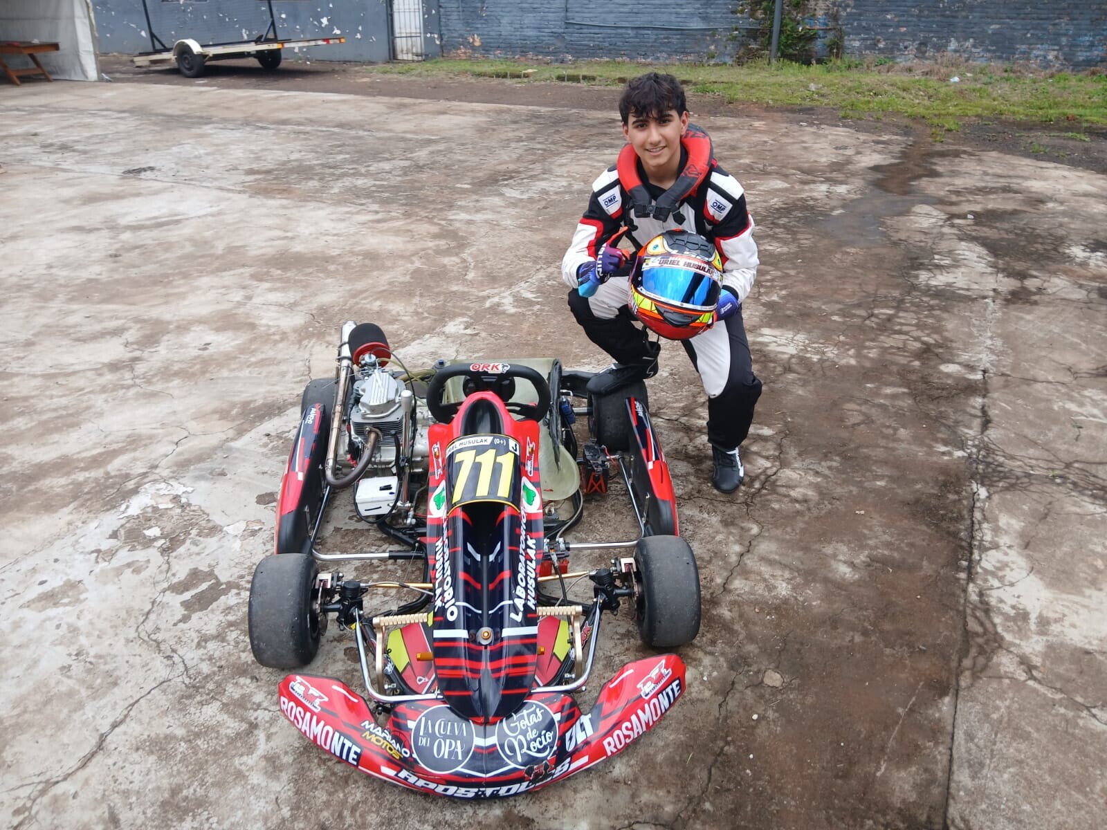 Uriel Husulak se llevó la pole y ganó la serie de la Junior 150cc