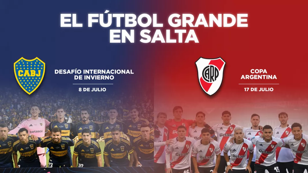 Salta recibirá a Boca y River: el gobernador destacó la llegada de los grandes del fútbol argentino