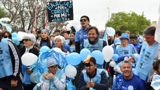 Sáenz acompañó la 36ª Maratón de HIRPACE “Corro por Vos”, una fiesta de inclusión, deporte y solidaridad
