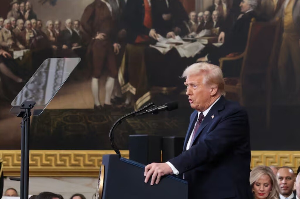 Trump asumió como presidente de Estados Unidos: «La era dorada comienza ahora»