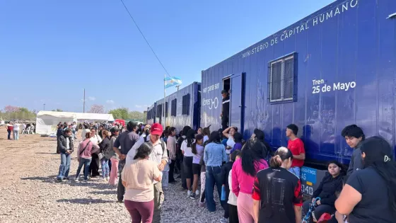El tren 25 de mayo llega a general güemes con servicios gratuitos para la comunidad