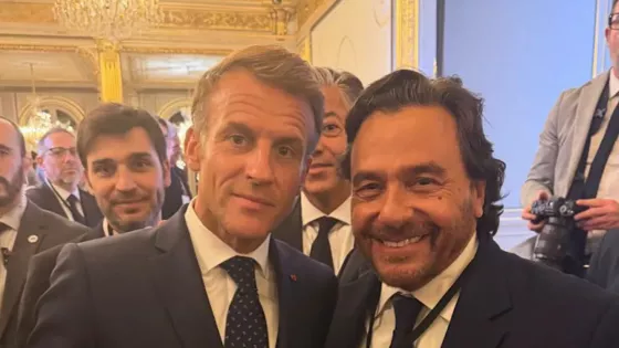 El gobernador de Salta, Gustavo Sáenz, participó este jueves en París del encuentro que el presidente Javier Milei mantuvo con su par de Francia, Emmanuel Macron, en el Palacio del Elíseo, en el marco de la Argentina Week.