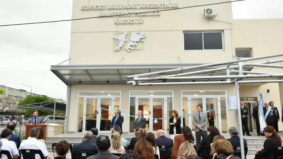 sáenz inauguró el nuevo edificio del ministerio público en ciudad judicial
