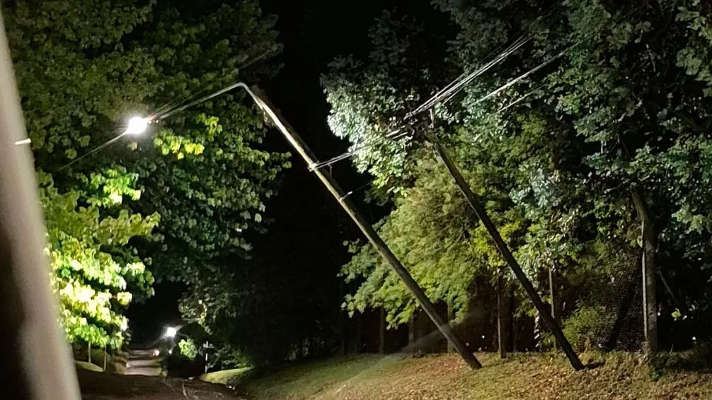 La Usina reportó cortes de luz en la periferia tras el temporal de viento y lluvia