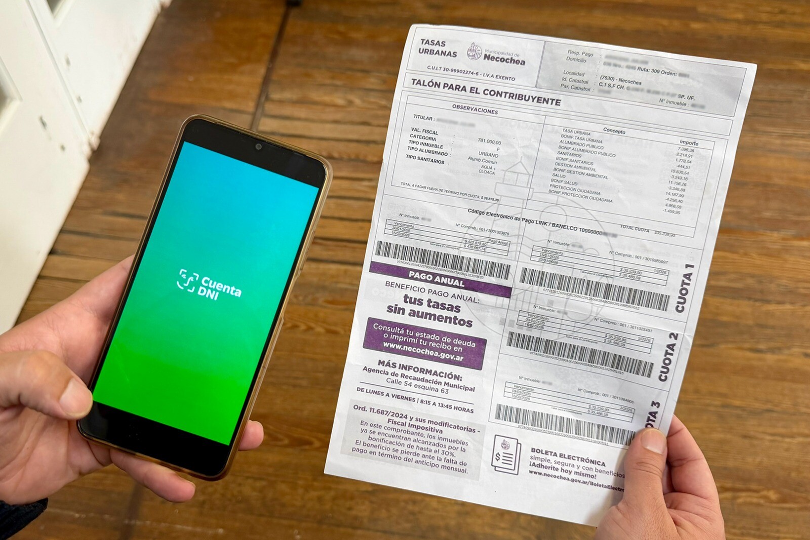 Cómo pagar las tasas municipales de forma virtual con Cuenta DNI