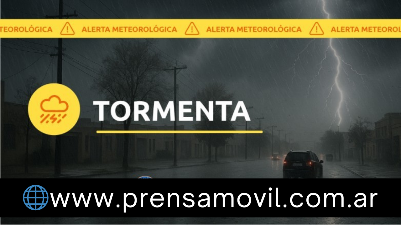 12397.png Alertas meteorológicas Alerta meteorológica N° 13/26 – Tormentas