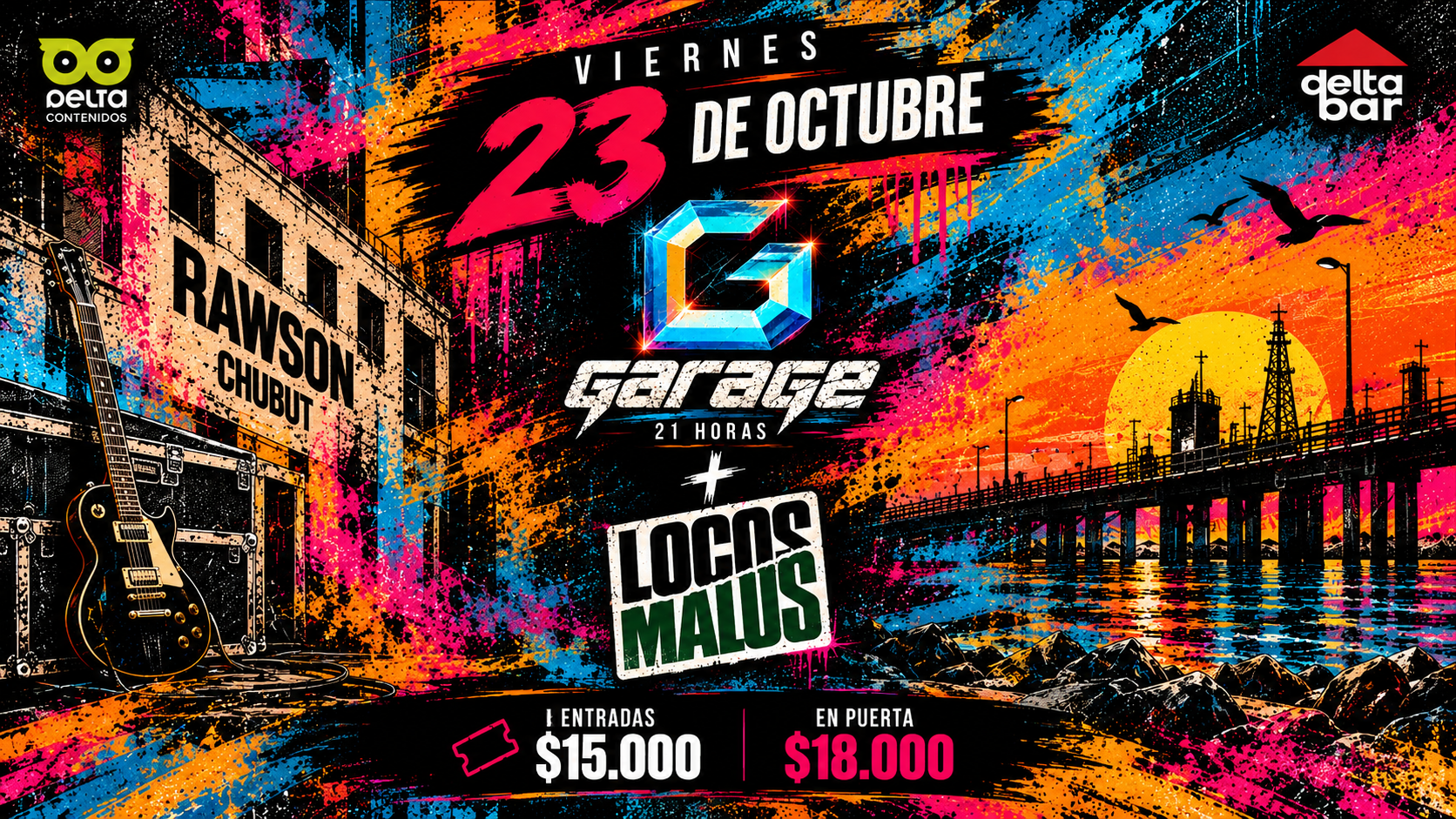 La música se reinventa: Locos Malos llega a Rawson con una nueva potencia rockera